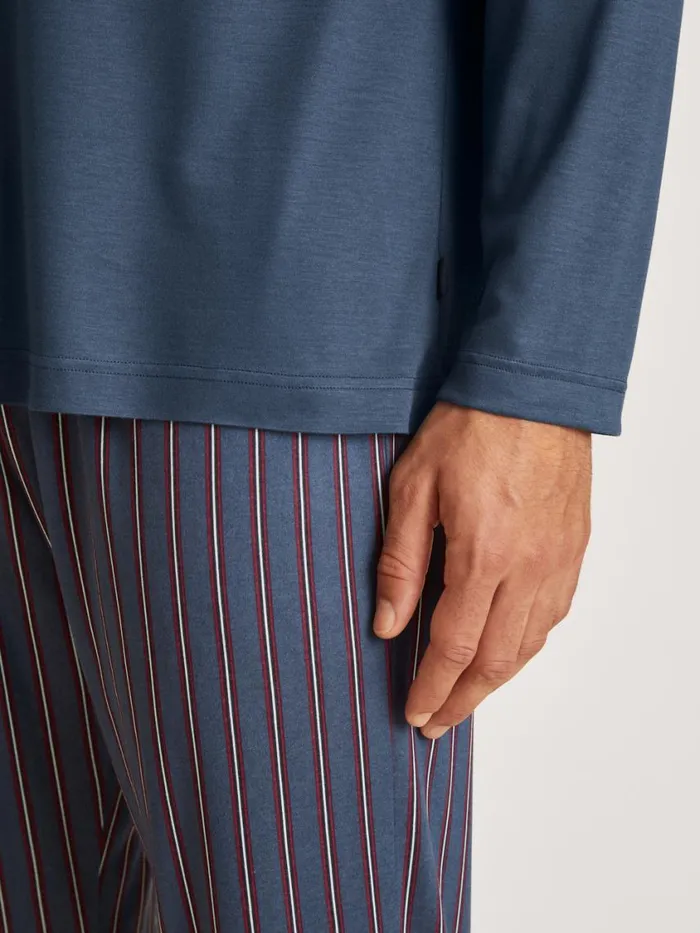 CALIDA Pyjamas Men Pyjama Ink Blue