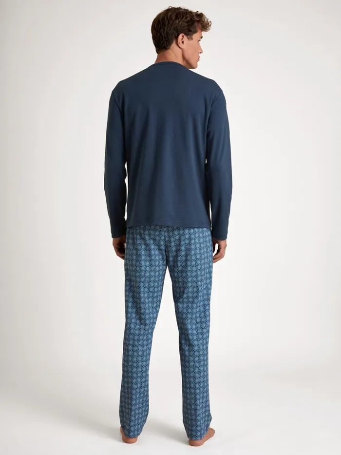 CALIDA Pyjamas Men Pyjama Insignia Blue