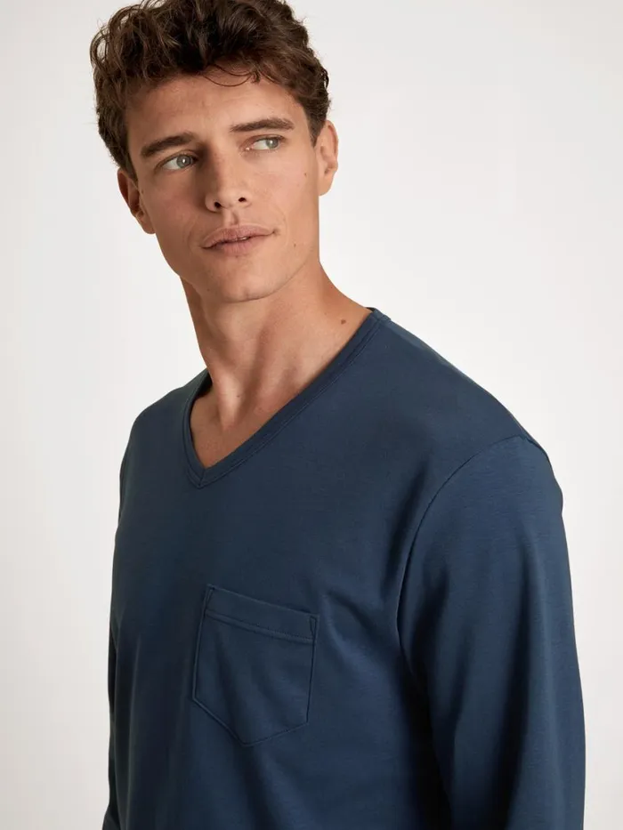 CALIDA Pyjamas Men Pyjama Insignia Blue