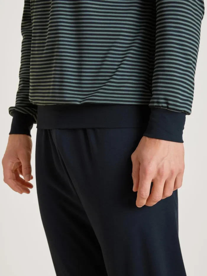 CALIDA Pyjamas Men Pyjama With Cuff Dark Glen