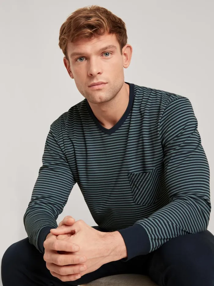 CALIDA Pyjamas Men Pyjama With Cuff Dark Glen