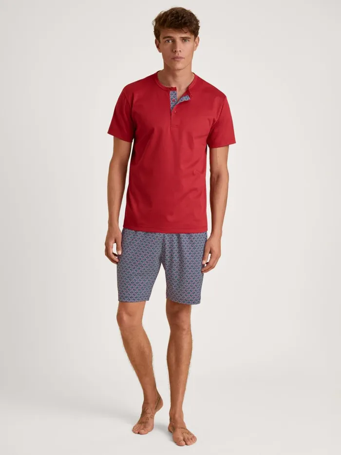 CALIDA Pyjamas Men Short Pyjama Amaranth