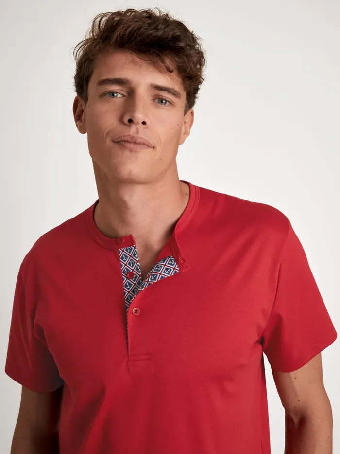 CALIDA Pyjamas Men Short Pyjama Amaranth