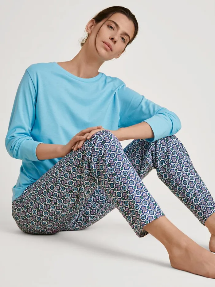 CALIDA Pyjamas Women Pyjama Blue Topaz