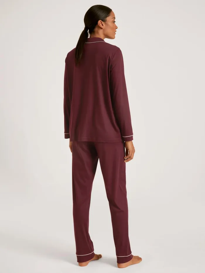 CALIDA Pyjamas Women Pyjama Buttoned English Red