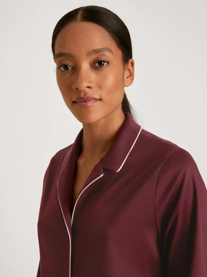 CALIDA Pyjamas Women Pyjama Buttoned English Red