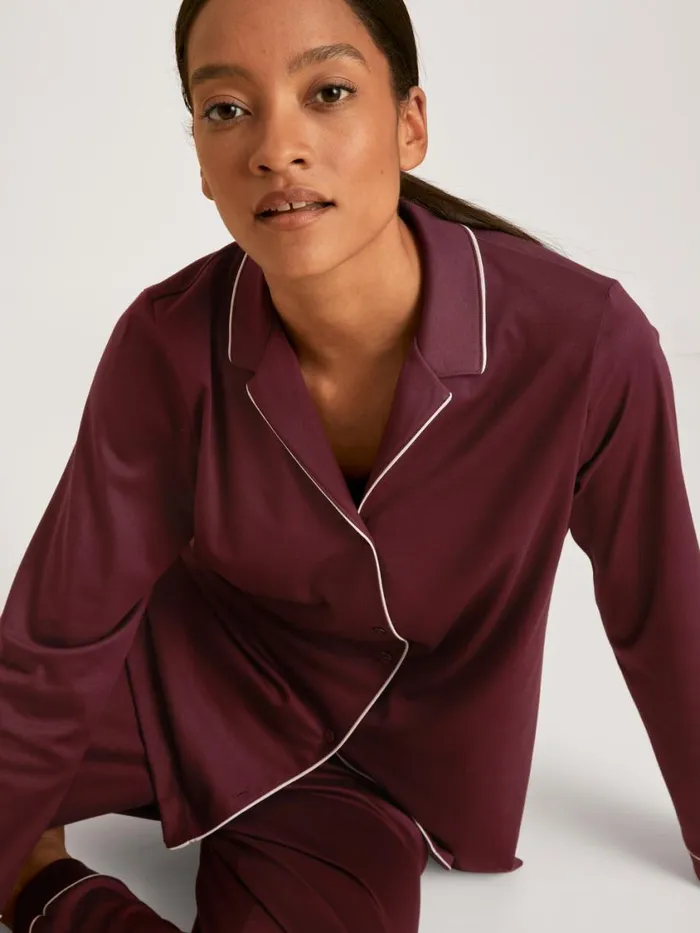 CALIDA Pyjamas Women Pyjama Buttoned English Red