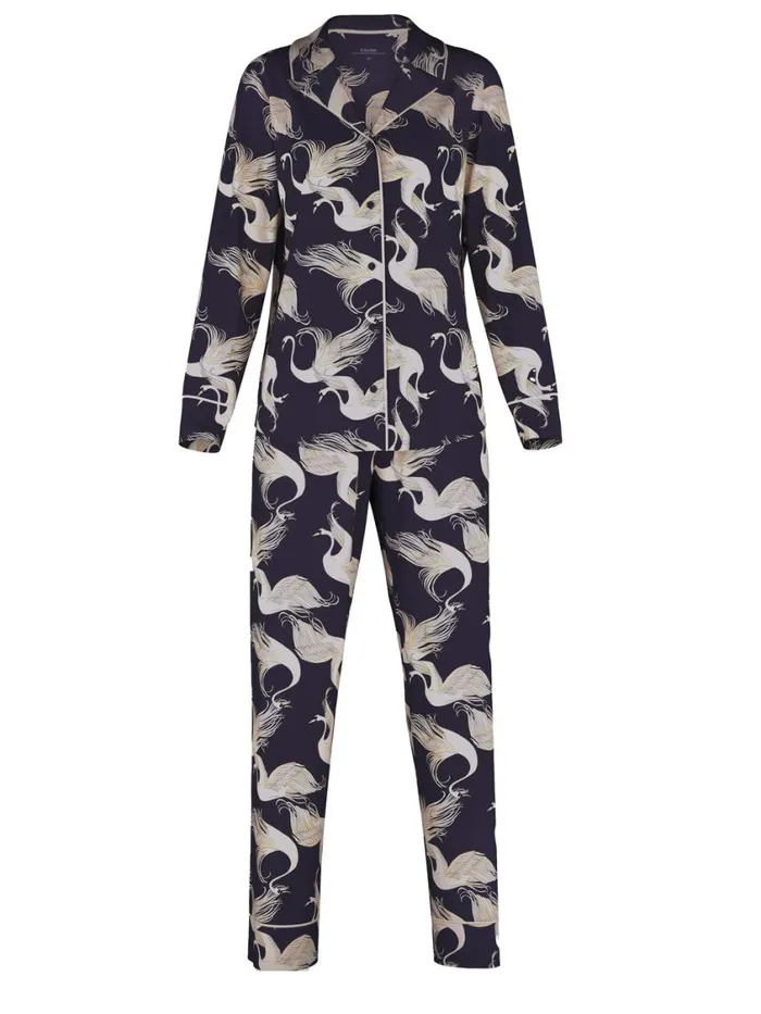 CALIDA Pyjamas Women Pyjama Eclipse Blue