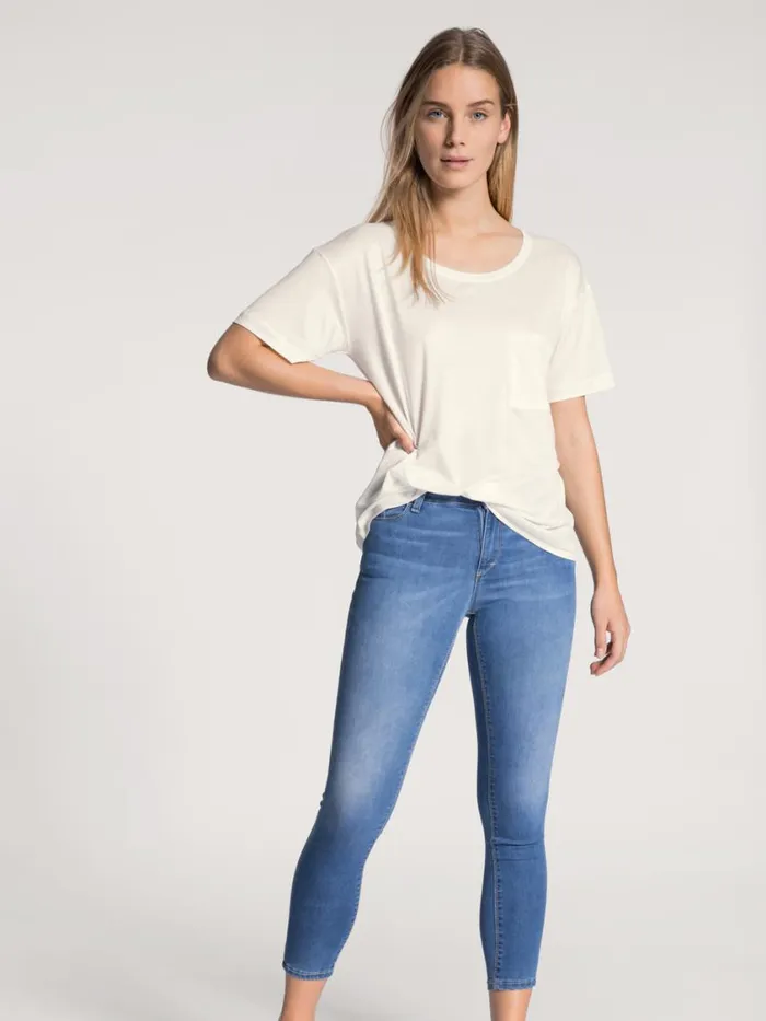CALIDA Show All Women Shirt Short Sleeve Cradle To Cradle Certified Star White