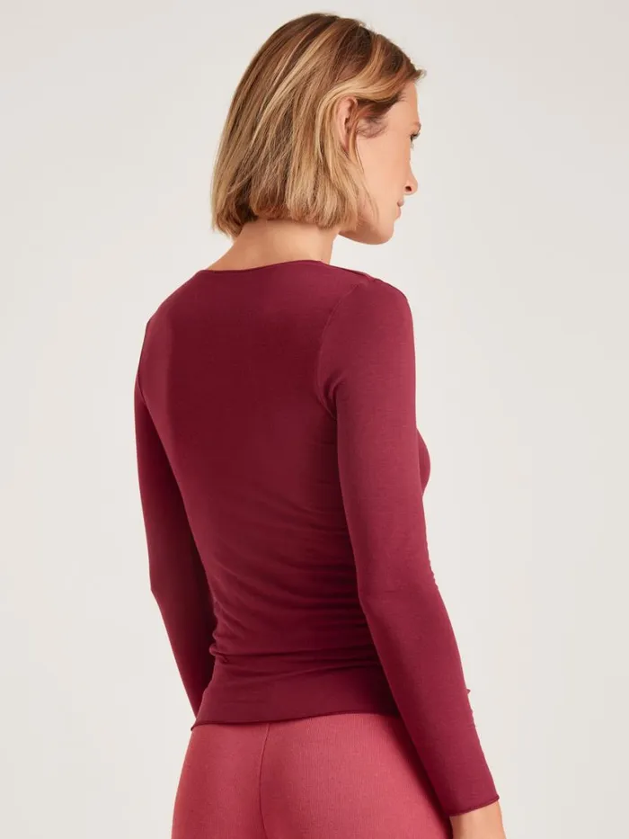 CALIDA Show All Women Top Longsleeve Mars Red