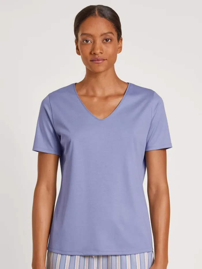 CALIDA Show All Women Vshirt Provence Blue