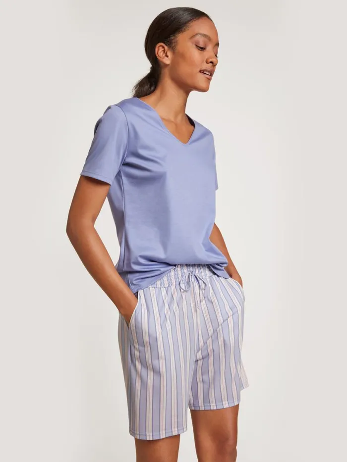 CALIDA Show All Women Vshirt Provence Blue