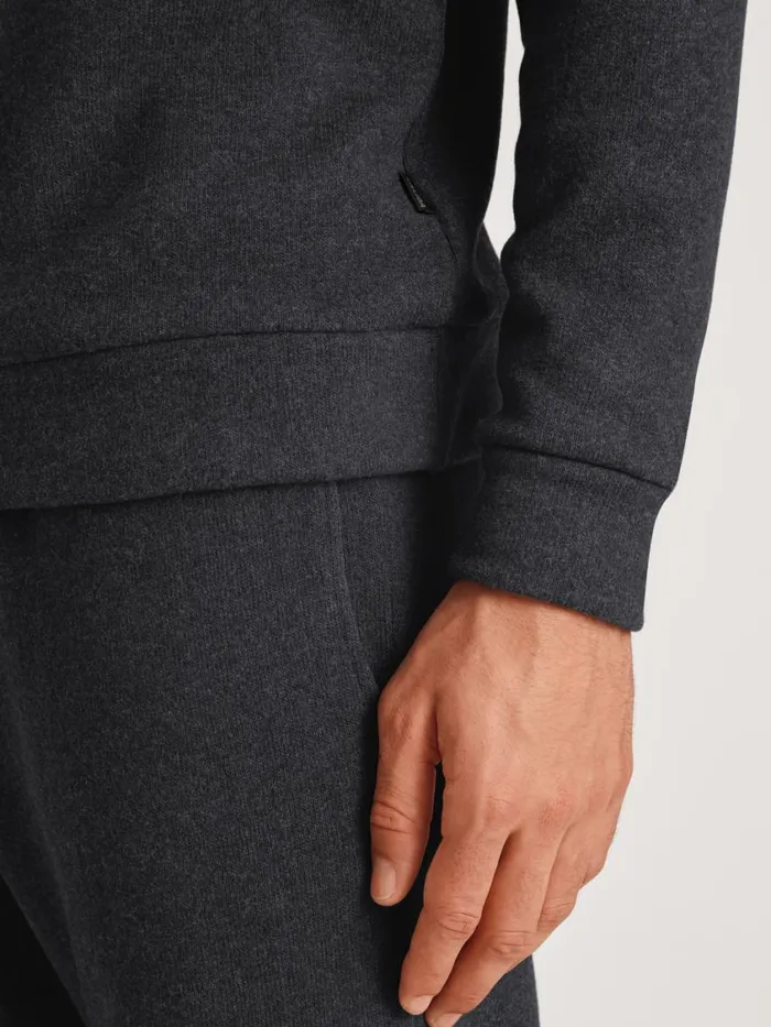 CALIDA Sweatshirts and Jackets Men Sweatshirt Anthrazit Mel