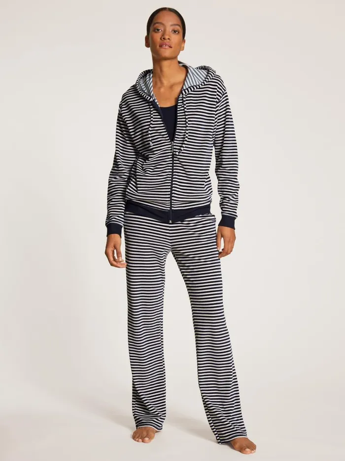CALIDA Sweatshirts and Jackets Women Jacket Dark Lapis Blue