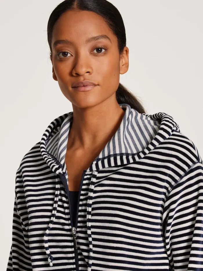 CALIDA Sweatshirts and Jackets Women Jacket Dark Lapis Blue