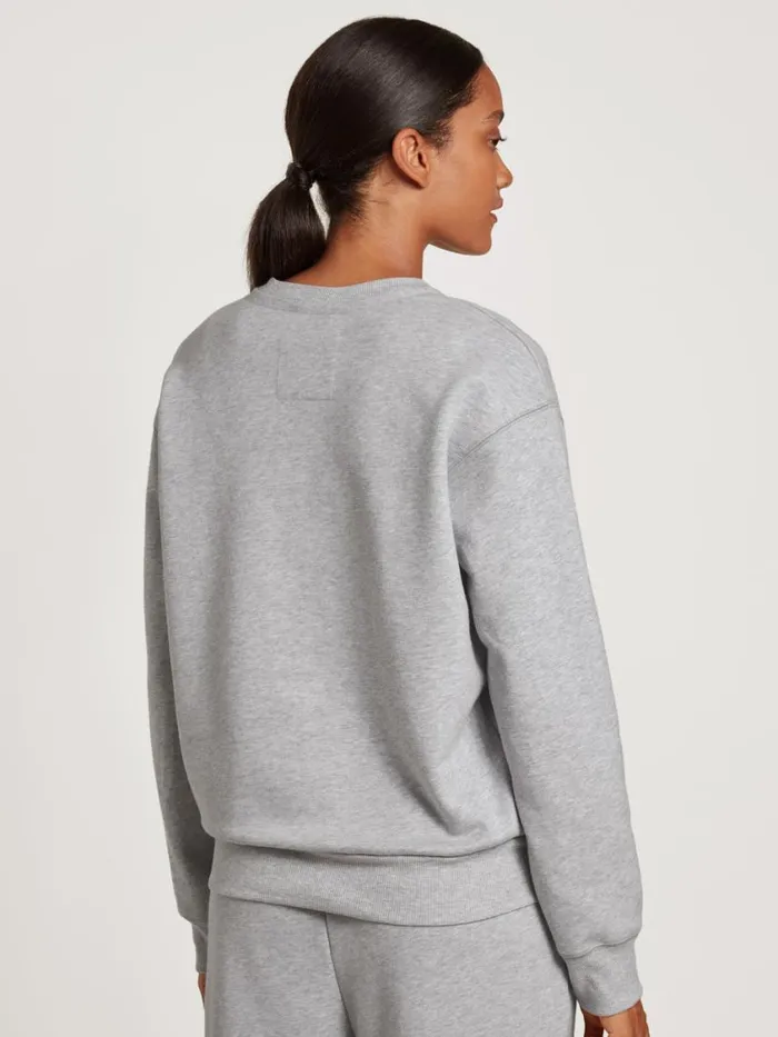 CALIDA Sweatshirts and Jackets Women Sweatshirt Cradle To Cradle Certified Grey Melange