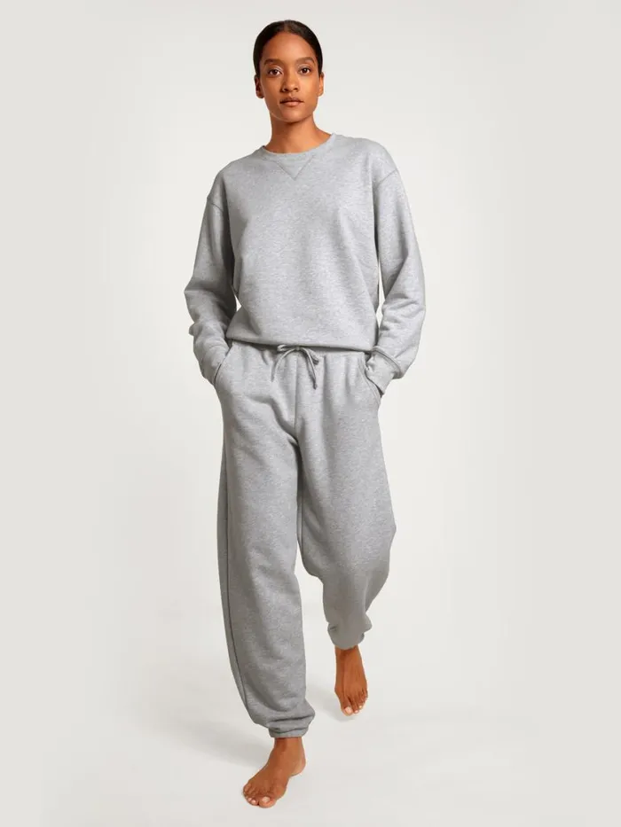 CALIDA Sweatshirts and Jackets Women Sweatshirt Cradle To Cradle Certified Grey Melange