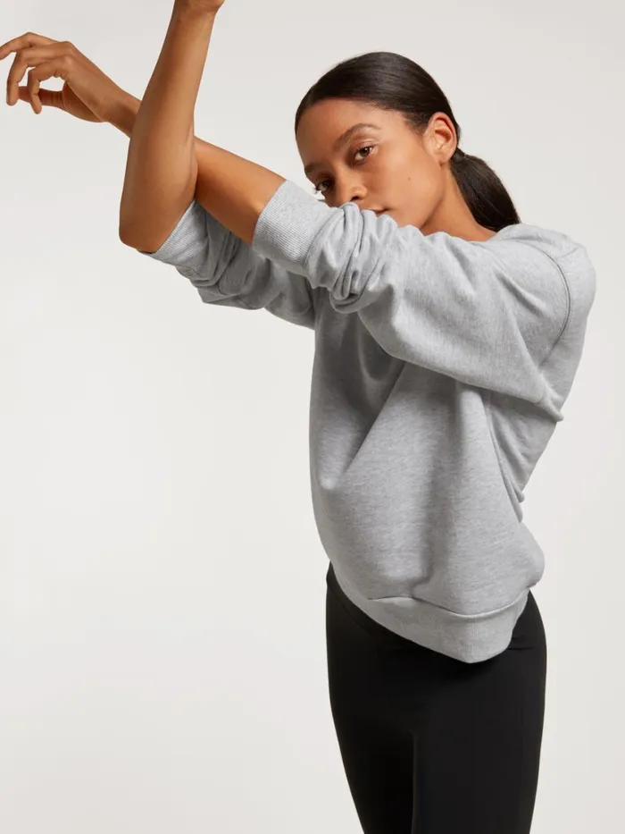 CALIDA Sweatshirts and Jackets Women Sweatshirt Cradle To Cradle Certified Grey Melange