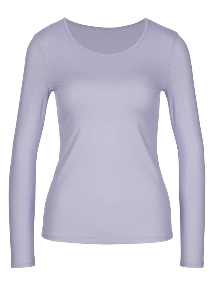 CALIDA Tops Women Shirt Long Sleeve Lanquid Lavender