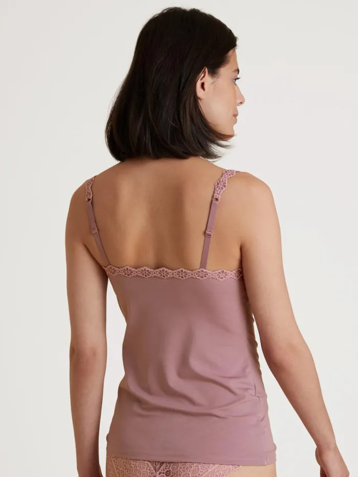 CALIDA Tops Women Spaghetti Top Dusky Orchid