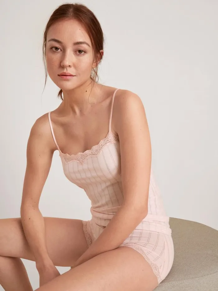 CALIDA Tops Women Spaghetti Top Pearl Blush