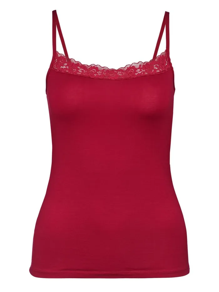 CALIDA Tops Women Spaghetti Top Rio Red