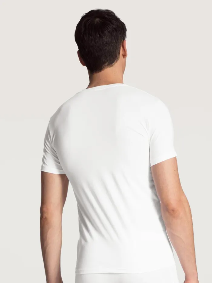 CALIDA Undershirts Men Vshirt Weiss