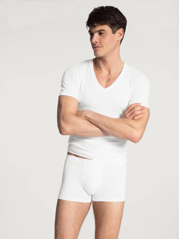 CALIDA Undershirts Men Vshirt Weiss