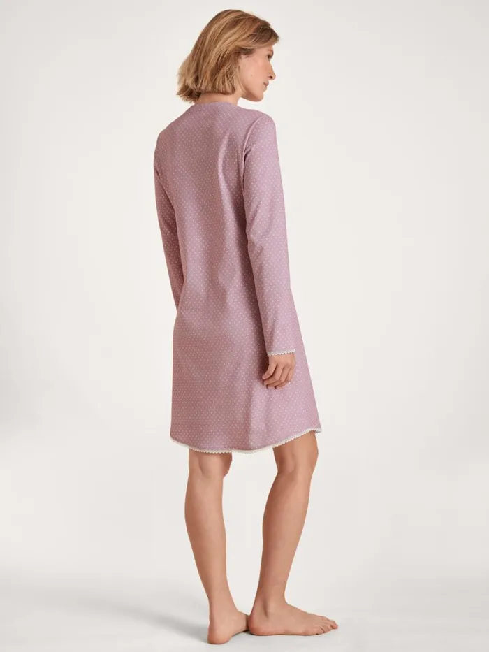 CALIDA Warming Nightwear Women Nightdress Mauve Shadow