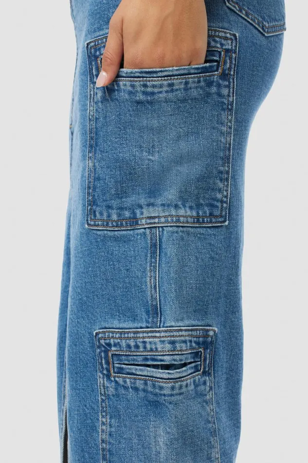 Cargo Women Hudson Jeans Reconstructed Skirt W Cargo Welt Pockets Golden Hour Cargo Women Hudson Jeans Reconstructed Skirt W Cargo Welt Pockets Golden Hour