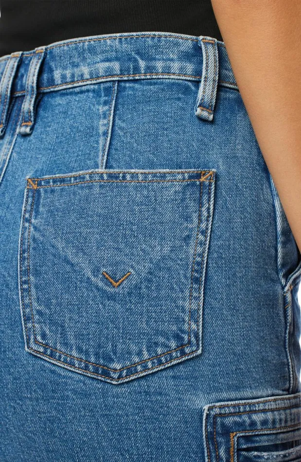 Cargo Women Hudson Jeans Reconstructed Skirt W Cargo Welt Pockets Golden Hour Cargo Women Hudson Jeans Reconstructed Skirt W Cargo Welt Pockets Golden Hour