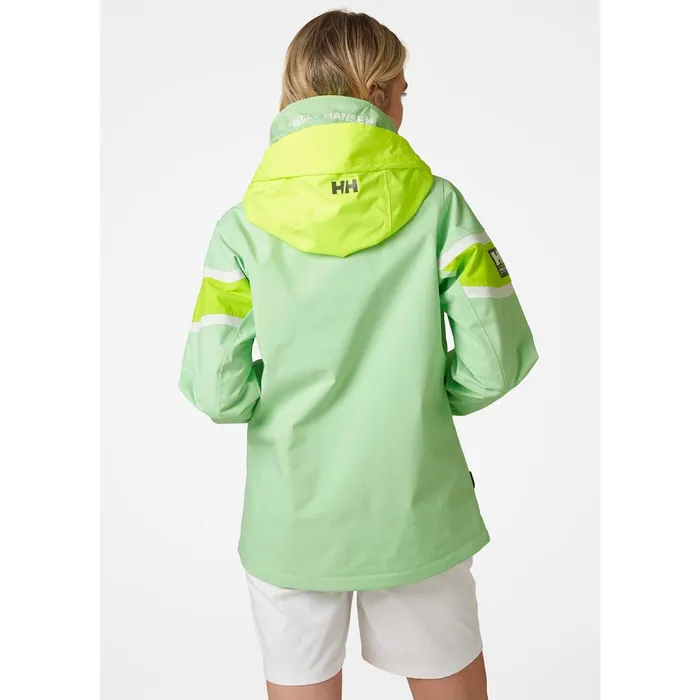 Casual Jackets Women Helly Hansen W SALT FLAG JACKET 414 Reef Green