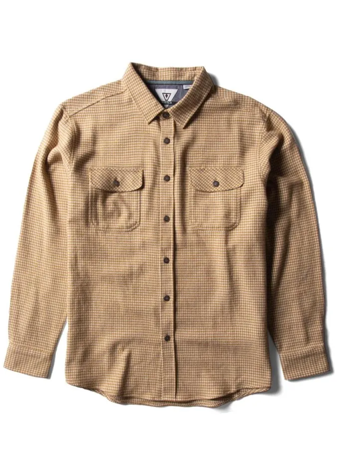Central Coast Eco Ls Flannel Malt Men Vissla Shirts and Flannels