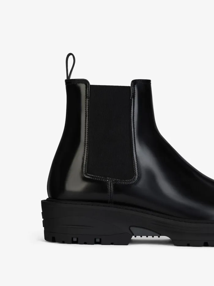 Chelsea Boots In Leather Black Men Givenchy Boots and Loafers