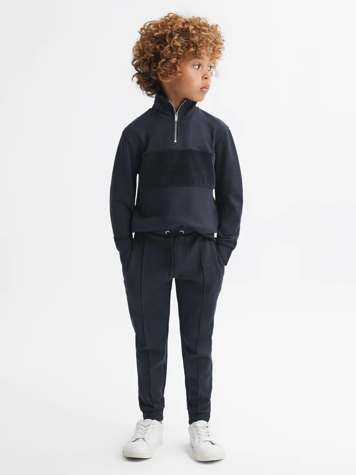 Children Reiss CoOrds Croxley Relaxed Drawstring Joggers Navy