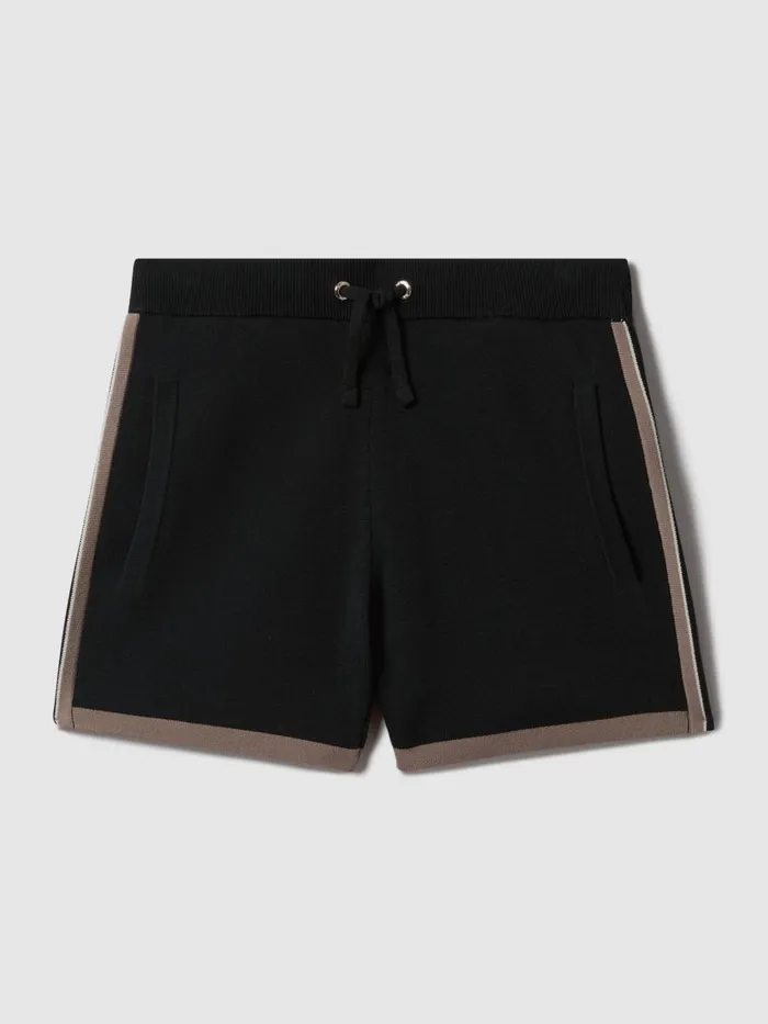 Children Reiss CoOrds Heddon Drawstring Shorts Hunting Green
