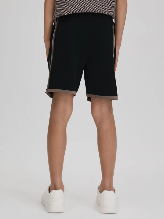 Children Reiss CoOrds Heddon Drawstring Shorts Hunting Green