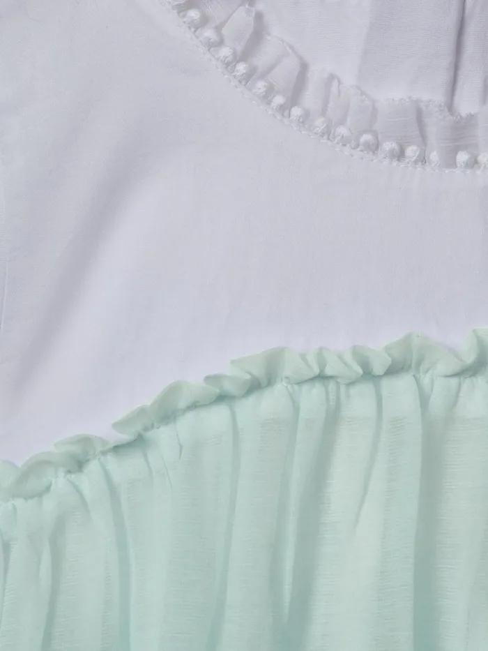 Children Reiss Dresses Coco Ombre Tulle Dress Blue