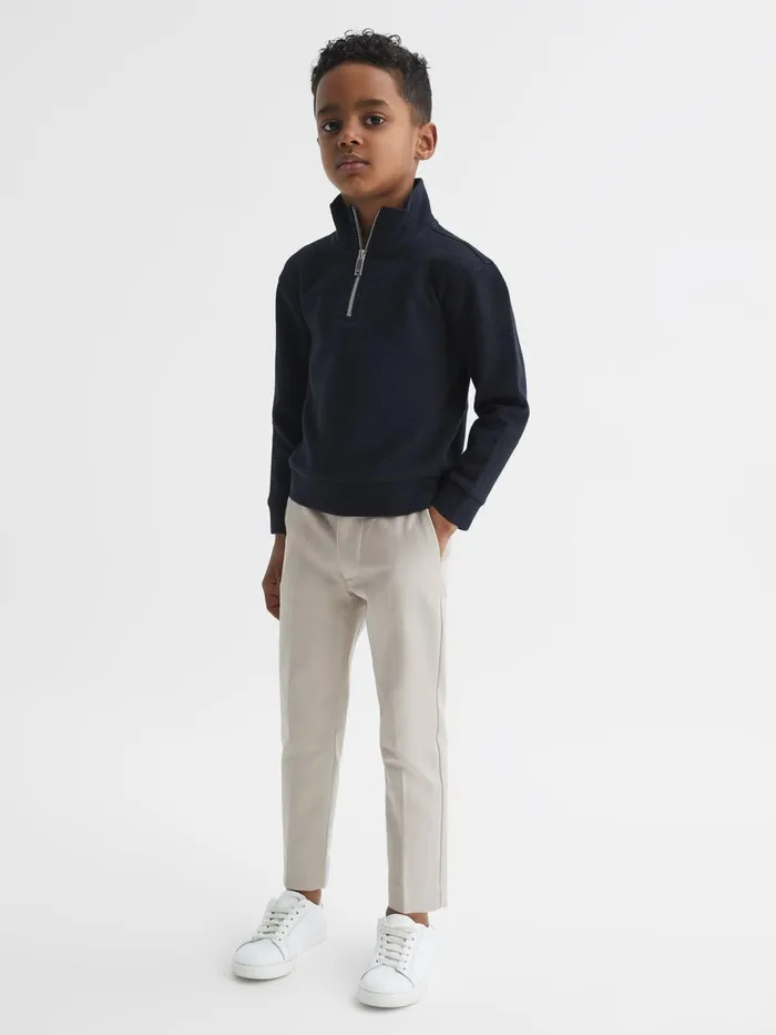 Children Reiss Pants Eastbury Slim Fit Chinos Stone