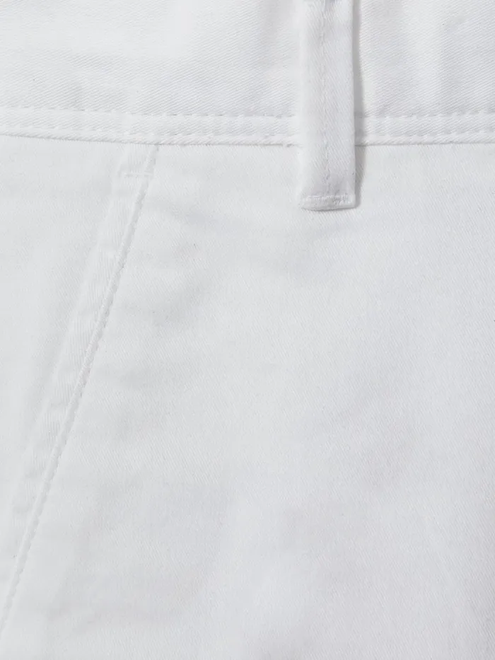 Children Reiss Pants Pitch Slim Fit Casual Chinos White