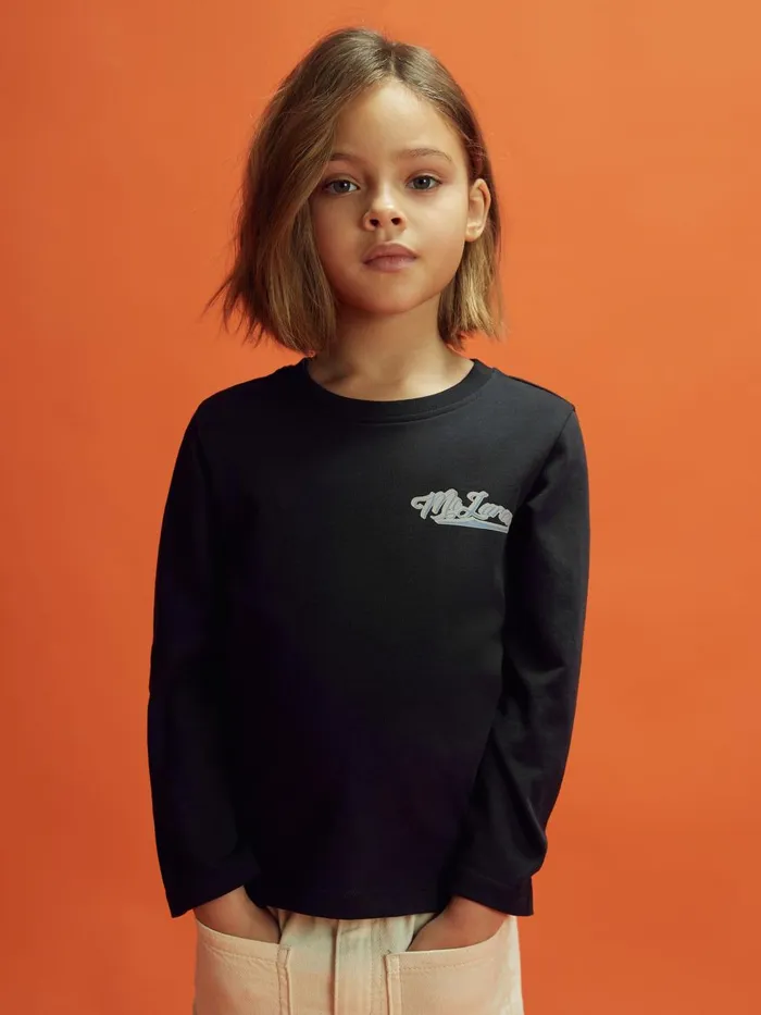Children Reiss Reiss X Mclaren F1 Team F1 Crew Neck Tour TShirt Black