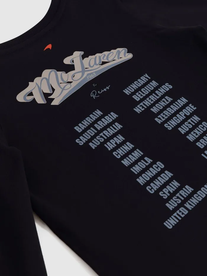 Children Reiss Reiss X Mclaren F1 Team F1 Crew Neck Tour TShirt Black
