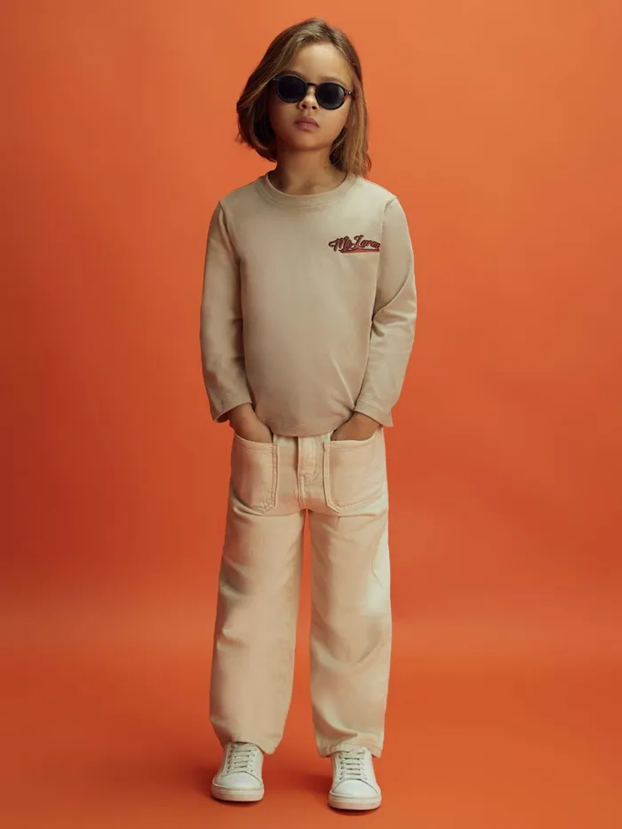 Children Reiss Reiss X Mclaren F1 Team F1 Crew Neck Tour TShirt Taupe