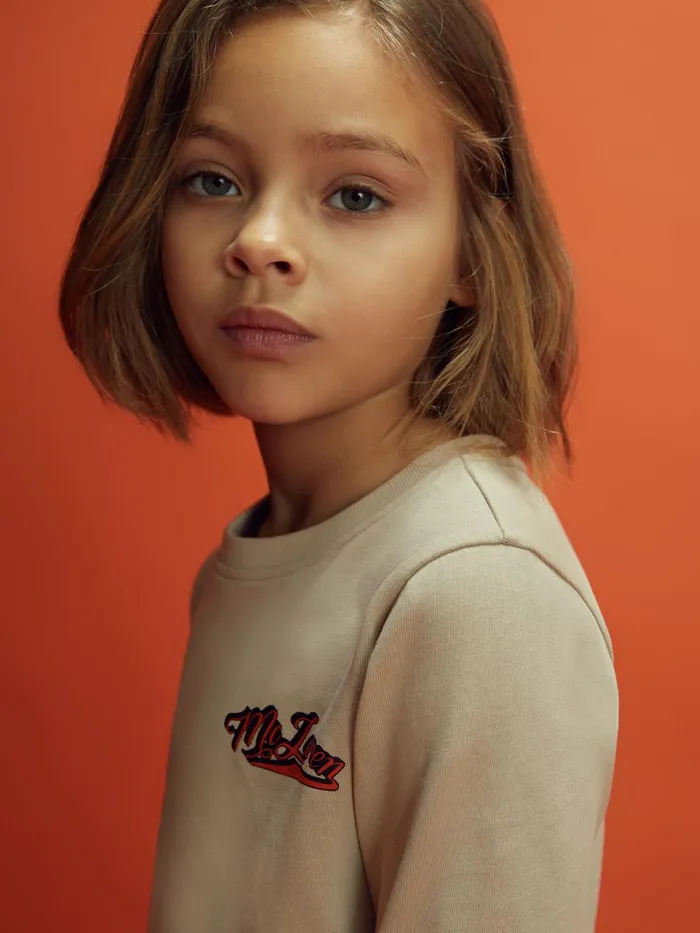 Children Reiss Reiss X Mclaren F1 Team F1 Crew Neck Tour TShirt Taupe