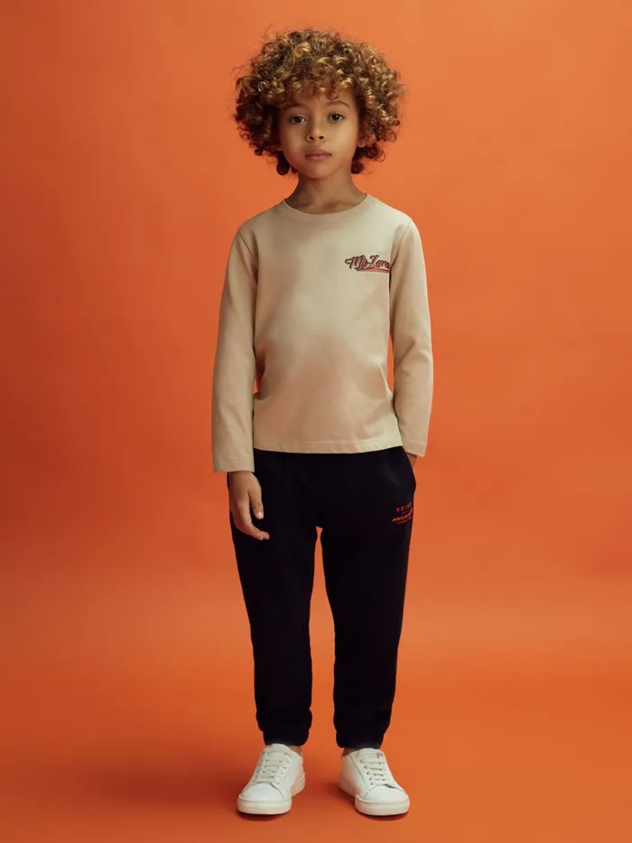 Children Reiss Reiss X Mclaren F1 Team F1 Crew Neck Tour TShirt Taupe