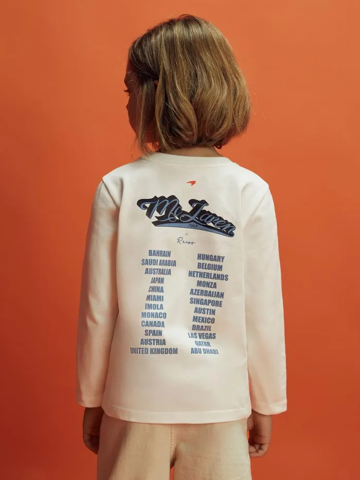 Children Reiss Reiss X Mclaren F1 Team F1 Crew Neck Tour TShirt White