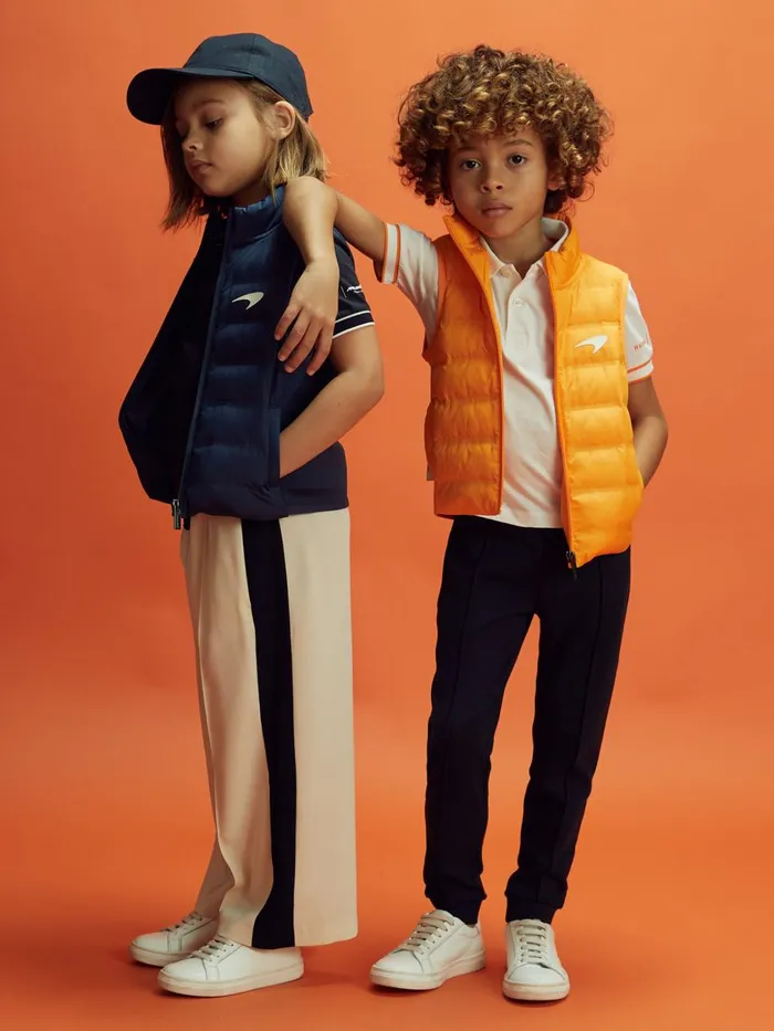 Children Reiss Reiss X Mclaren F1 Team F1 Hybrid Quilt And Knit Gilet Airforce Blue Children Reiss Reiss X Mclaren F1 Team F1 Hybrid Quilt And Knit Gilet Airforce Blue