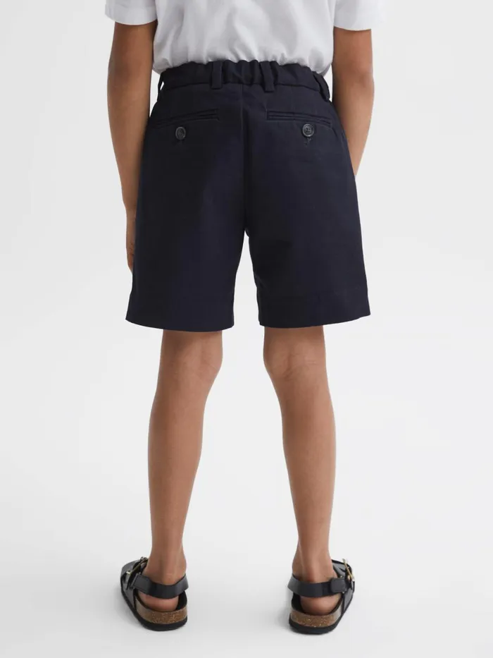 Children Reiss Shorts Wicket Casual Chino Shorts Navy