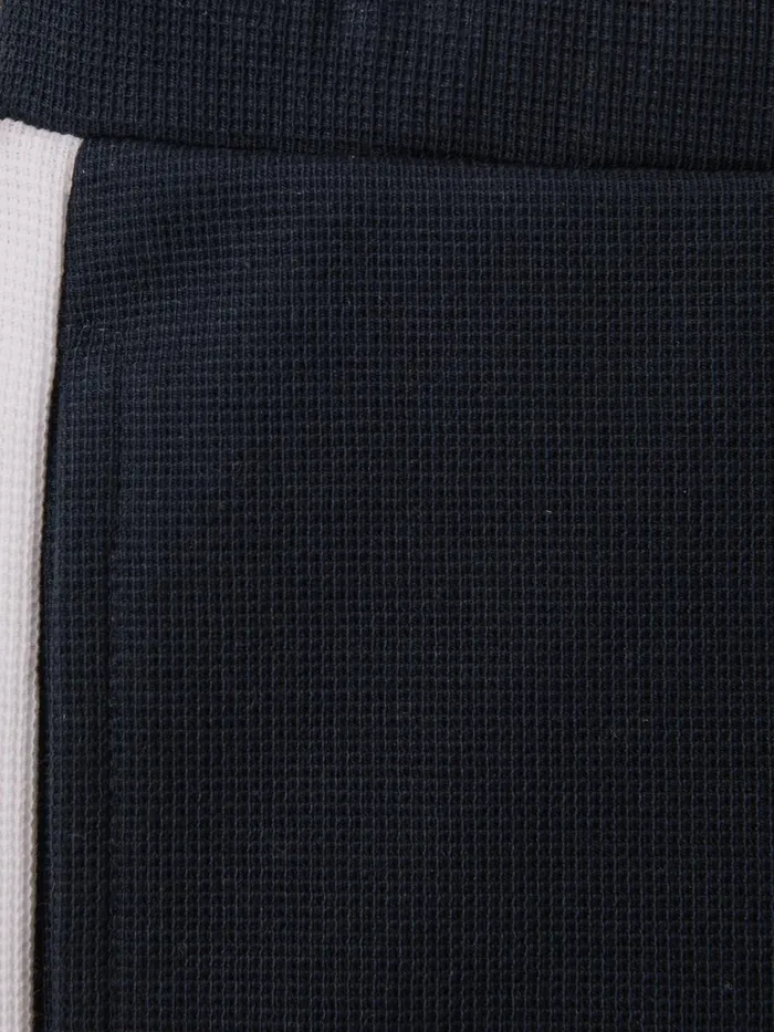 Children Reiss Sweats and Hoodies Marl Textured Cotton Drawstring Shorts Navywhite