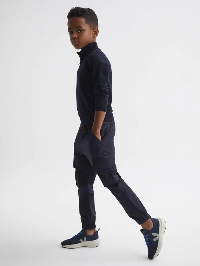 Children Reiss Veja Small Canary Light Veja Mesh Trainers Nautico Oxford Grey